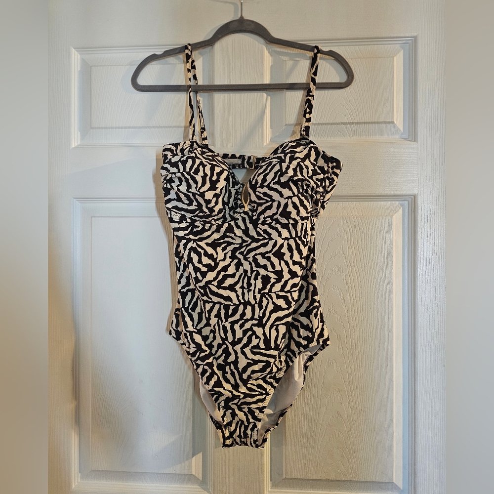 Stylish Zebra Print Womans One Piece